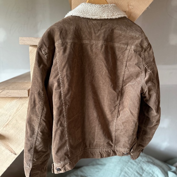 Like New - Madewell Corduroy Sherpa Jacket - Picture 6 of 6